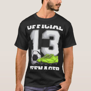 Voetbal 13 Jaar Oud Verjaardag Jongen Shirt, Offic T-shirt