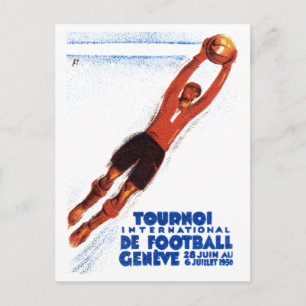 Voetbal 1930 briefkaart