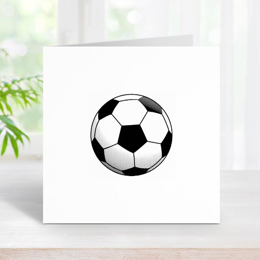 Voetbal 1x1 	rubberstempel