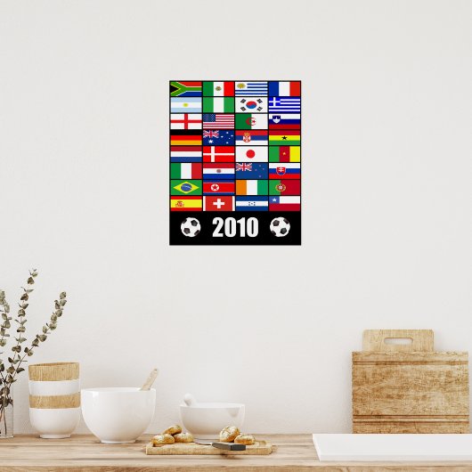 Voetbal 2010 poster (Keuken)