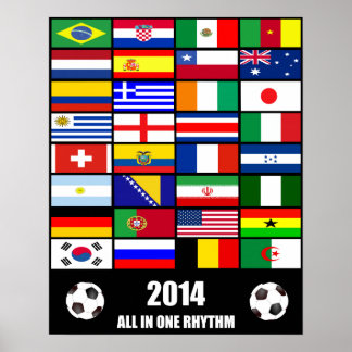 Voetbal 2014 poster