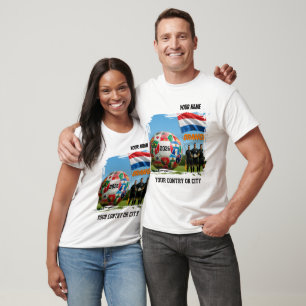 Voetbal 2026 futbol Nederland Aangepaste naam coun T-shirt