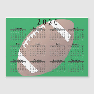 Voetbal 2026 Kalender Magnetische Kaart
