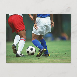 Voetbal 3 briefkaart