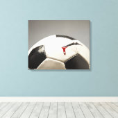 VOETBAL 3 CANVAS AFDRUK (Insitu (Houten vloer))