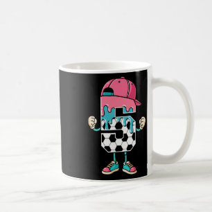 Voetbal 5 Jaar Oude Ijs Drip Jeugd 5e Verjaardag Koffiemok