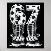 Voetbal 67 Zes Zeven Grappig 6 7 Meme Jongens Kids