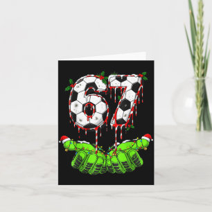 Voetbal 67 Zes Zeven Grappig Gen Alpha Meme Drip C Kaart