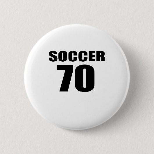 Voetbal 70 Voetbal Ronde Button 5,7 Cm (Voorkant)