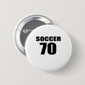 Voetbal 70 Voetbal Ronde Button 5,7 Cm (Voorkant /achterkant)