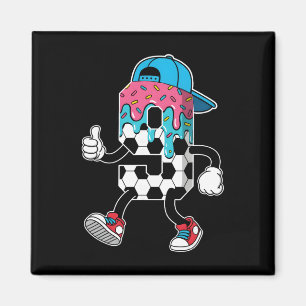 Voetbal 9 Jaar Oud Ijs Drip Jeugd 9e Verjaardag Magneet