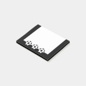 Voetbal | Aangepaste achtergrondkleur Post-it® Notes (Schuin)