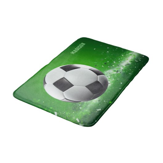 Voetbal Aangepaste naam Badmat (Gekanteld)
