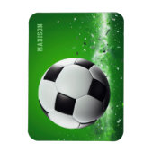 Voetbal Aangepaste naam Magneet (Verticaal)