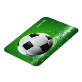 Voetbal Aangepaste naam Magneet (Linkerzijde)