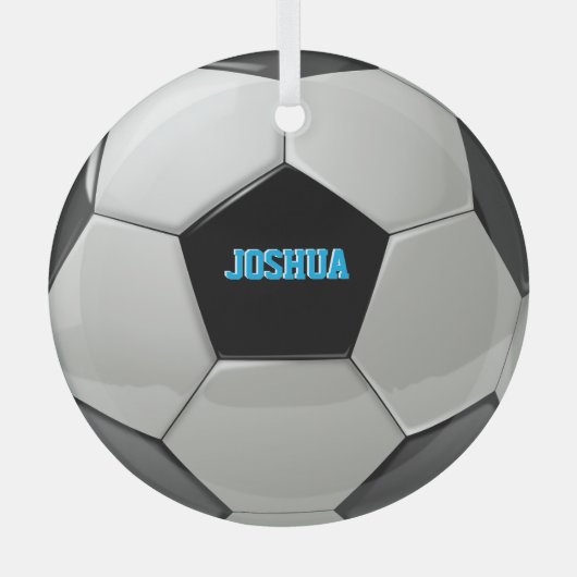 Voetbal aangepaste structuur Ornament (Voorkant)