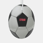 Voetbal aangepaste structuur Ornament (Voorkant Rechts)