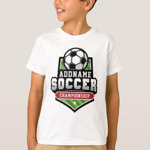 Voetbal aanpassen VOEG TEKST toe Varsity Team Play T-shirt