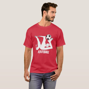 Voetbal Abstracte T-Shirt
