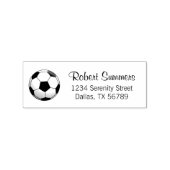 Voetbal Adres Rubberstempel Rubberstempel (Afrduk)