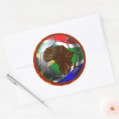 Voetbal Afrika Zuid-Afrika 6 sticker sheet (Envelop)