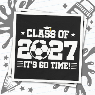 Voetbal Afstudeer Tijd Afstudeerklas 2027 Servet