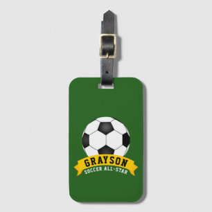 Voetbal All-Star Bagagelabel