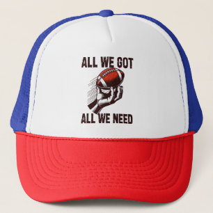Voetbal Alles wat we hebben alles wat we nodig heb Trucker Pet