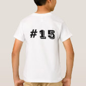 Voetbal Attitude T-shirt voor kinderen (Achterkant)