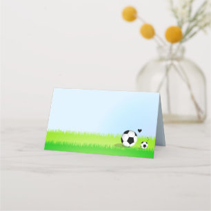 Voetbal Baby shower Kaart plaatsen