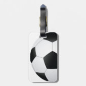 voetbal bagagelabel (Achterkant verticaal)
