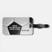 Voetbal Bagagelabel (Achterkant horizontaal)