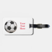 voetbal Bagagelabel (Achterkant horizontaal)