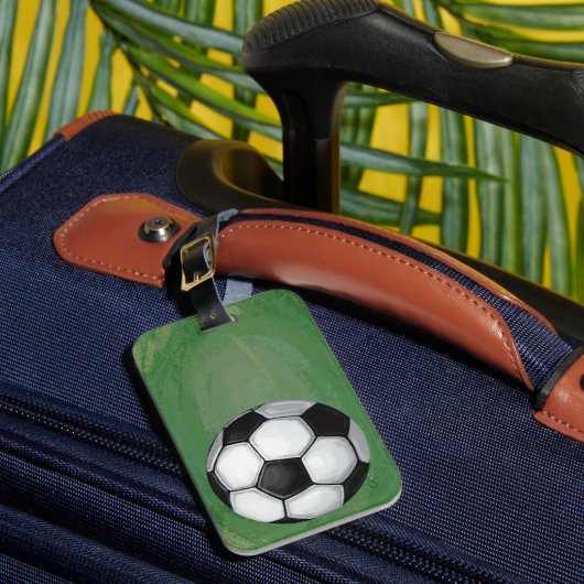 Voetbal Bagagelabel (Voorkant Insitu 1)
