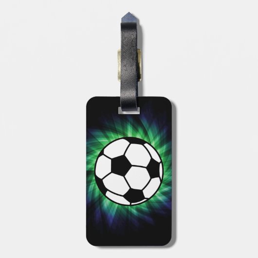 Voetbal Bagagelabel (Achterkant verticaal)