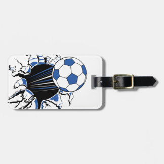 voetbal bagagelabel