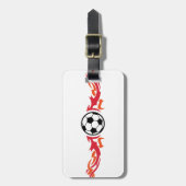 Voetbal Bagagelabel (Voorkant verticaal)