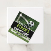 Voetbal Bar Mitzvah Dank u Bedankjes Labels (In situ)