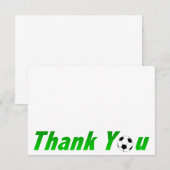 Voetbal Bedankt voor je briefkaarten (Voorkant / Achterkant)