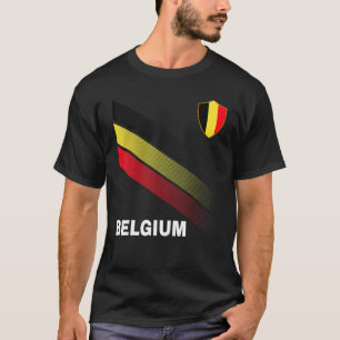 Voetbal België vlag voor Mannen van het voetbal Vr T-shirt
