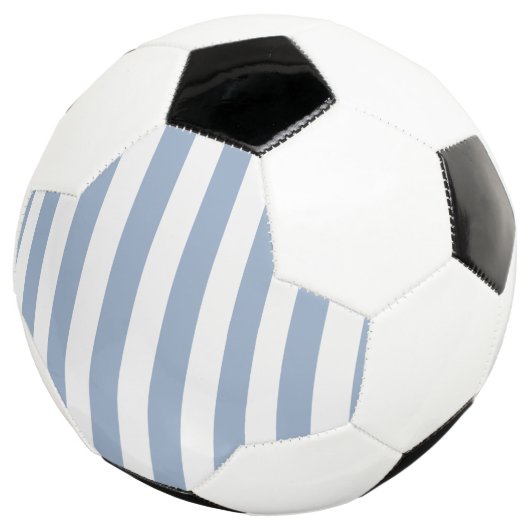 Voetbal Blauw & Witte Streep (Drie kwart)