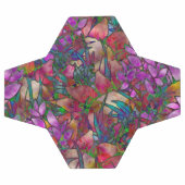 Voetbal Bloemen Abstract Glas in lood (Enkel)