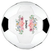 Voetbal Bloemen Roos (Gedraaid)