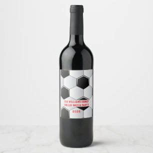 Voetbal Bola 2026 Voetbalfeest Wijn Etiket