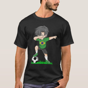 Voetbal Brazilië Jersey Braziliaanse vlag Boys T-shirt