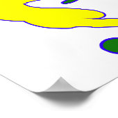 Voetbal Brazilië Poster (Hoek)