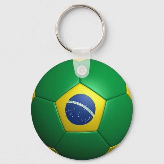Voetbal Brazilië Sleutelhanger (Voorkant)