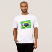 Voetbal-Brazilië T-shirt (Voorkant volledig)