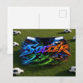 Voetbal Briefkaart (Voorkant / Achterkant)
