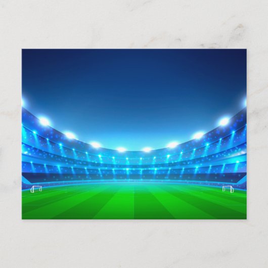 Voetbal - briefkaart (Voorkant)